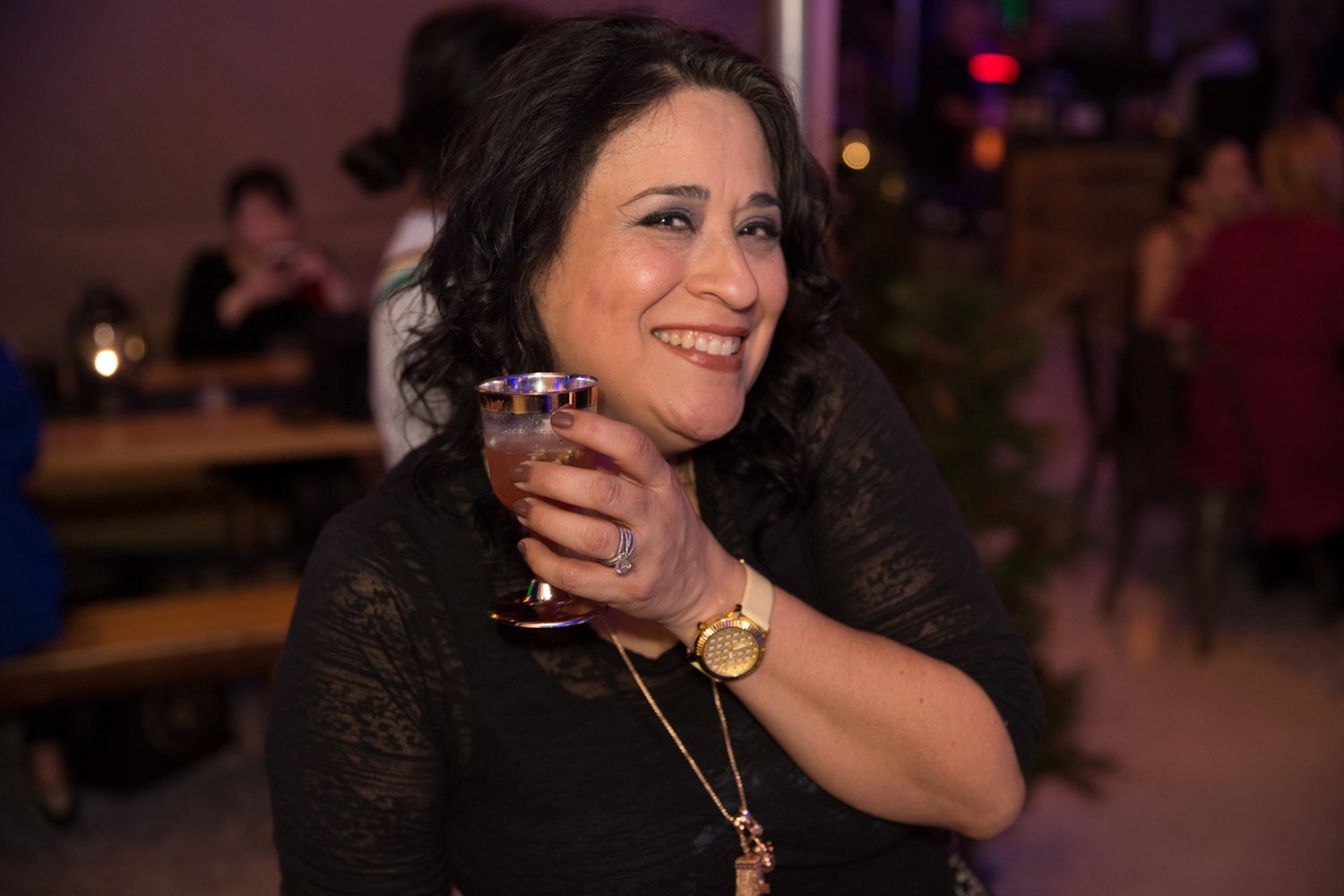 Cocktail enthusiasts attend Cocktails in the Enchanted Forest during the 2019 San Antonio Cocktail Festival Saturday night at Villita Assembly Hall.