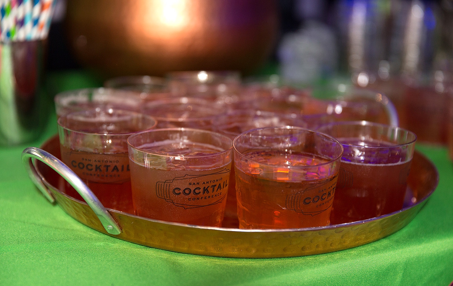 Cocktail enthusiasts attend Cocktails in the Enchanted Forest during the 2019 San Antonio Cocktail Festival Saturday night at Villita Assembly Hall.
