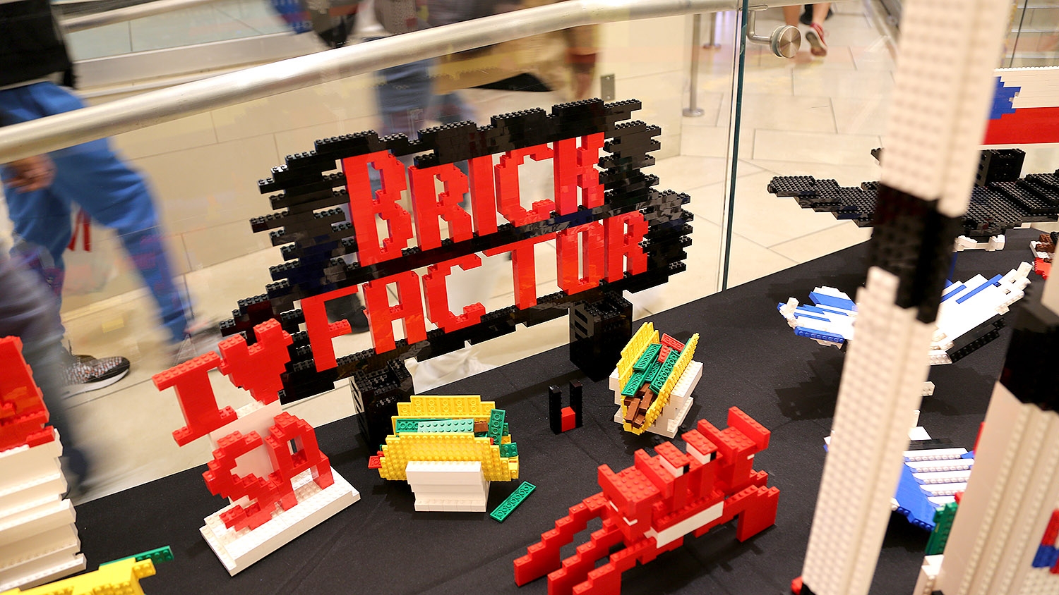 Fifty contestants participate in Brick Factor 2019 Sunday at Rivercenter Mall.