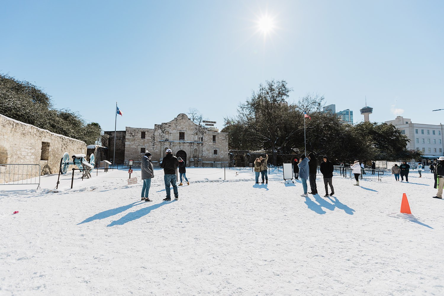 Snow day in San Antonio, Monday, Feb. 15, 2021. <em>Photo by Isaiah Alonzo</em>