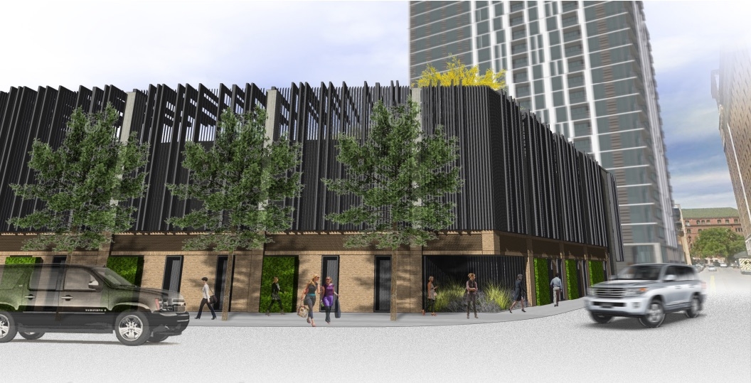JMJ Development is planning a five-story parking garage at 126 Villita St. Courtesy JMJ Development