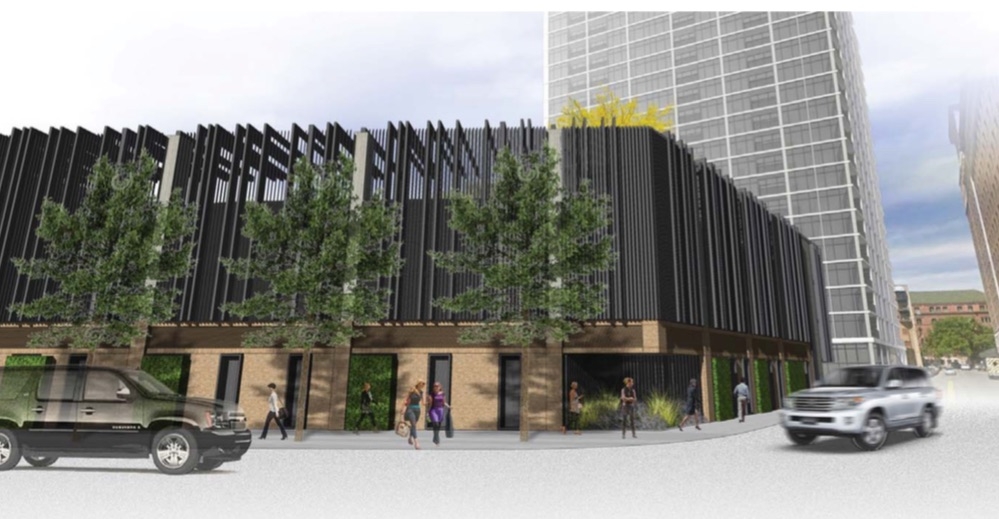 JMJ Development is planning a five-story parking garage at 126 Villita St. Courtesy JMJ Development