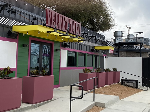 San Antonio's second Velvet Taco, located at the site of revered underground music venue Taco Land, will open later this month.