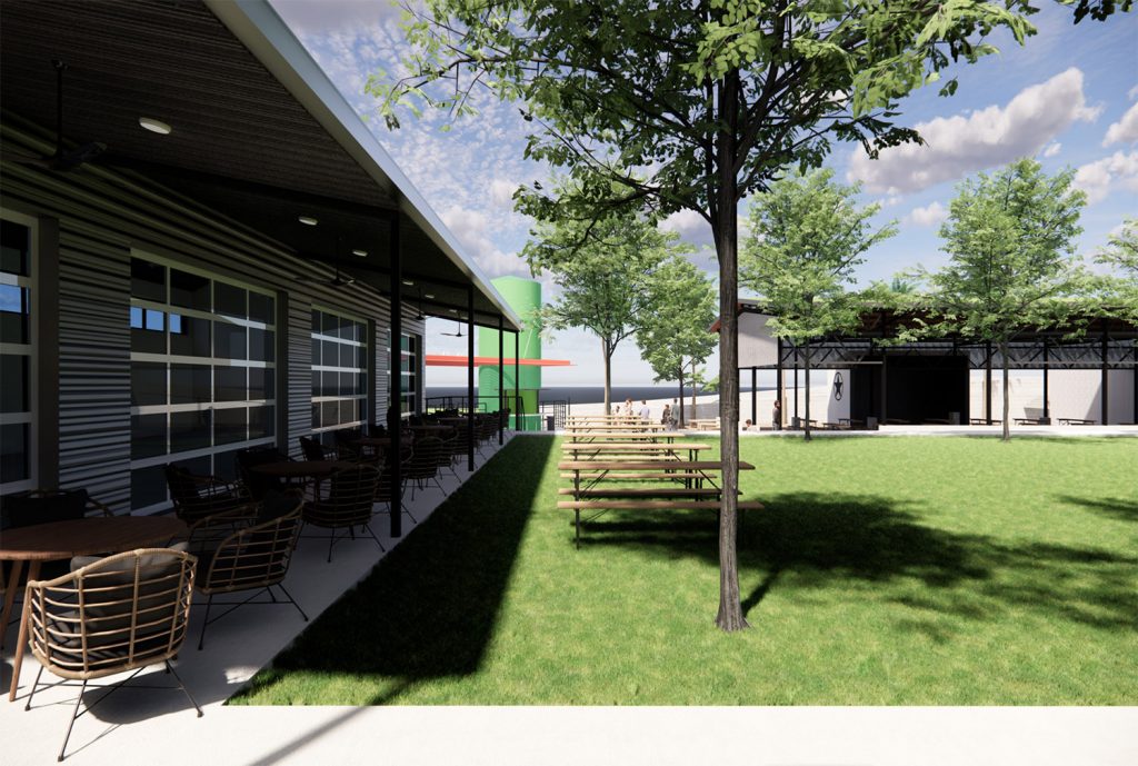Bakke Development is planning a mixed-use retail project at 207 Roosevelt Ave., that includes an ice house, office space, and potentially a restaurant. Renderings go before the Historic and Design Review Commission on Jan. 19, 2022.