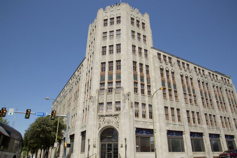 The former San Antonio Express-News building, 301 Avenue E, was recently purchased by Sutton Co. of Austin, which has plans to convert it into a mixed-use development.